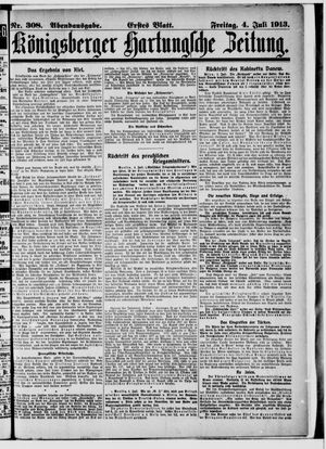 Königsberger Hartungsche Zeitung vom 04.07.1913
