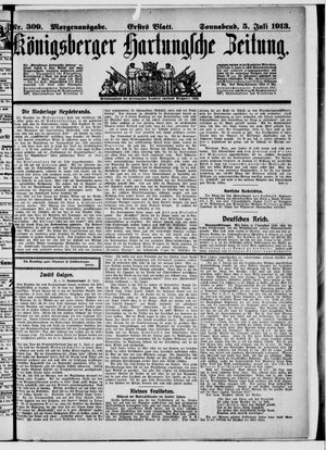 Königsberger Hartungsche Zeitung vom 05.07.1913