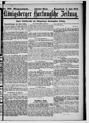 Königsberger Hartungsche Zeitung vom 05.07.1913
