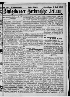 Königsberger Hartungsche Zeitung vom 05.07.1913