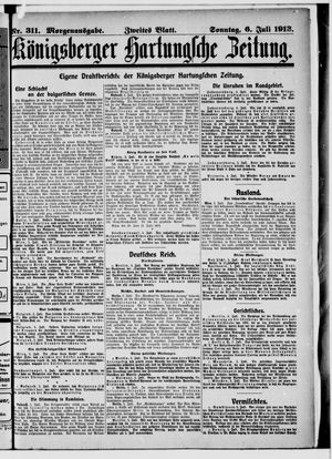 Königsberger Hartungsche Zeitung vom 06.07.1913