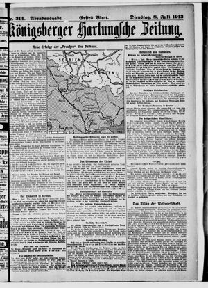 Königsberger Hartungsche Zeitung vom 08.07.1913