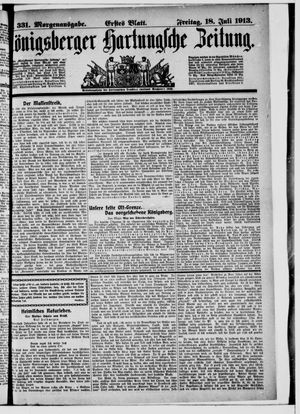 Königsberger Hartungsche Zeitung vom 18.07.1913