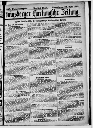 Königsberger Hartungsche Zeitung vom 19.07.1913