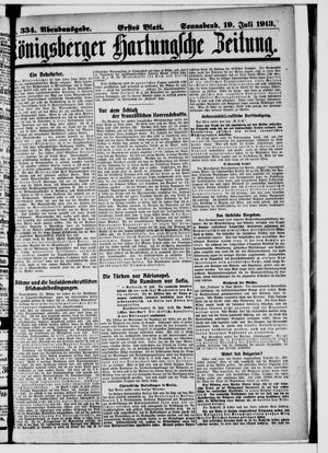 Königsberger Hartungsche Zeitung vom 19.07.1913