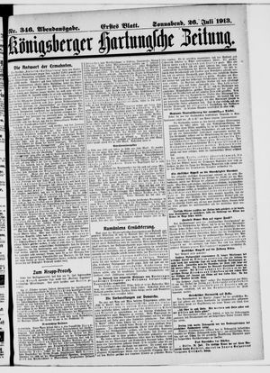 Königsberger Hartungsche Zeitung vom 26.07.1913