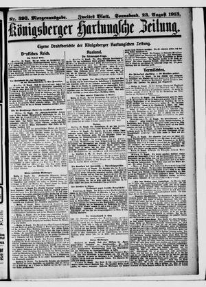 Königsberger Hartungsche Zeitung on Aug 23, 1913