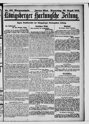 Königsberger Hartungsche Zeitung vom 28.08.1913