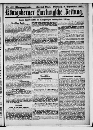 Königsberger Hartungsche Zeitung vom 03.09.1913
