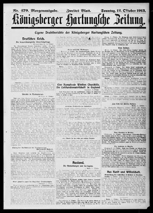 Königsberger Hartungsche Zeitung vom 12.10.1913