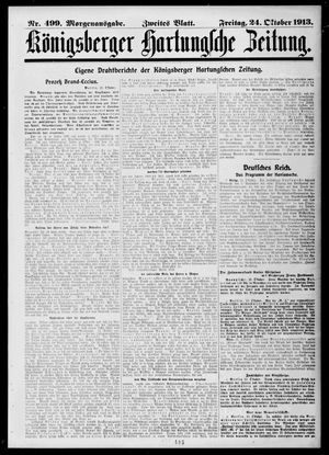 Königsberger Hartungsche Zeitung on Oct 24, 1913