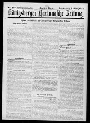 Königsberger Hartungsche Zeitung vom 05.03.1914