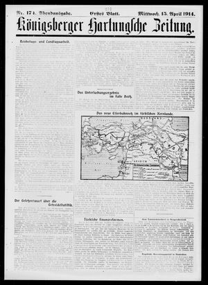 Königsberger Hartungsche Zeitung on Apr 15, 1914