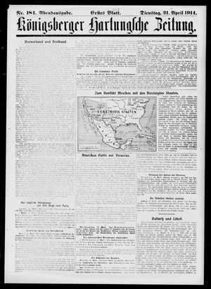 Königsberger Hartungsche Zeitung vom 21.04.1914