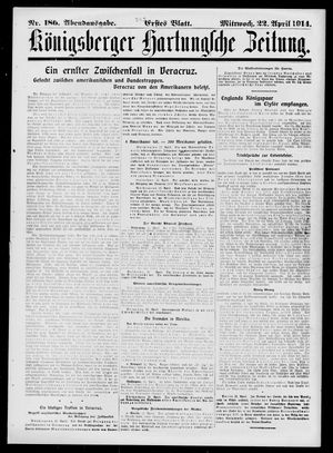 Königsberger Hartungsche Zeitung vom 22.04.1914