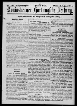 Königsberger Hartungsche Zeitung on Jun 3, 1914