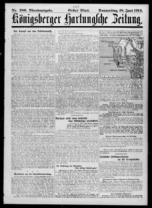 Königsberger Hartungsche Zeitung vom 18.06.1914