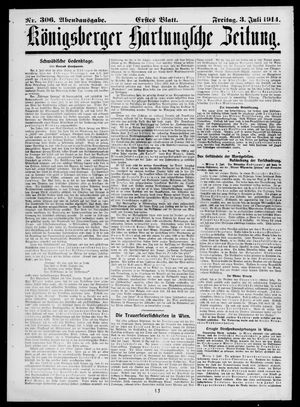 Königsberger Hartungsche Zeitung vom 03.07.1914