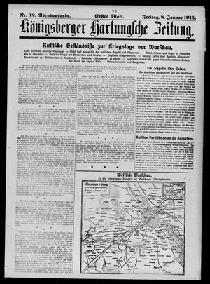 Königsberger Hartungsche Zeitung on Jan 8, 1915