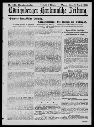 Königsberger Hartungsche Zeitung vom 08.04.1915