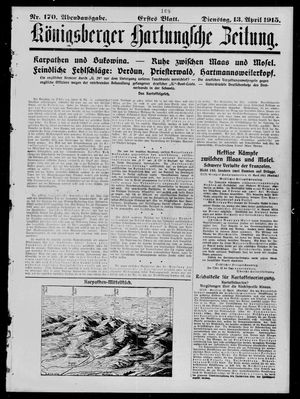 Königsberger Hartungsche Zeitung vom 13.04.1915