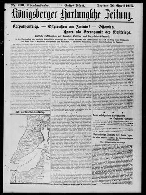 Königsberger Hartungsche Zeitung vom 30.04.1915