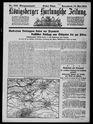 Königsberger Hartungsche Zeitung vom 15.05.1915