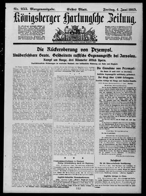 Königsberger Hartungsche Zeitung vom 04.06.1915