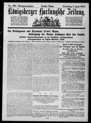 Königsberger Hartungsche Zeitung vom 08.06.1915