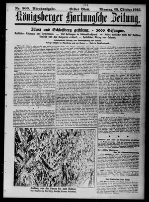 Königsberger Hartungsche Zeitung vom 25.10.1915