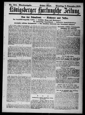 Königsberger Hartungsche Zeitung on Nov 2, 1915