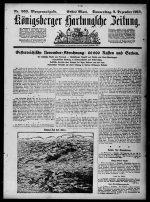 Königsberger Hartungsche Zeitung on Dec 2, 1915
