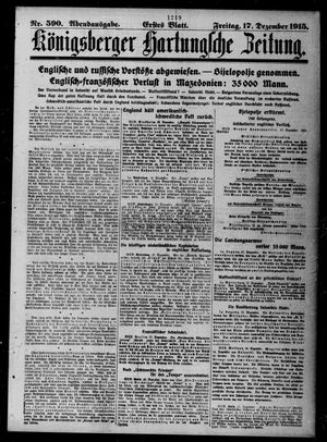 Königsberger Hartungsche Zeitung vom 17.12.1915