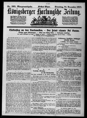 Königsberger Hartungsche Zeitung vom 21.12.1915