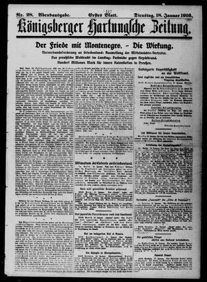 Königsberger Hartungsche Zeitung on Jan 18, 1916