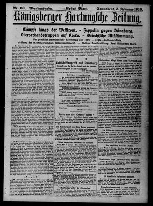 Königsberger Hartungsche Zeitung vom 05.02.1916