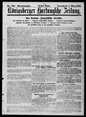 Königsberger Hartungsche Zeitung on Mar 4, 1916