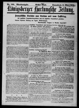 Königsberger Hartungsche Zeitung on Mar 11, 1916