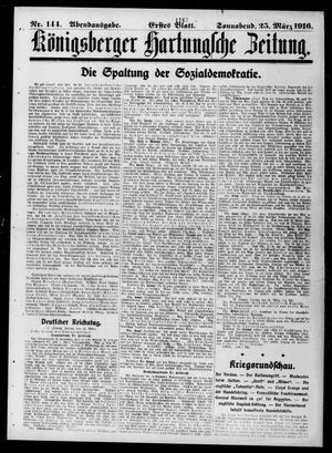 Königsberger Hartungsche Zeitung vom 25.03.1916