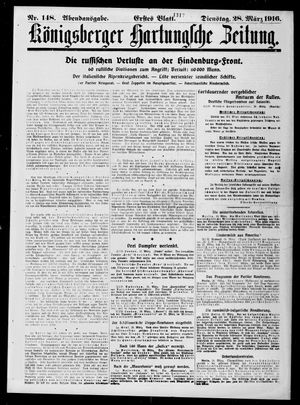 Königsberger Hartungsche Zeitung vom 28.03.1916