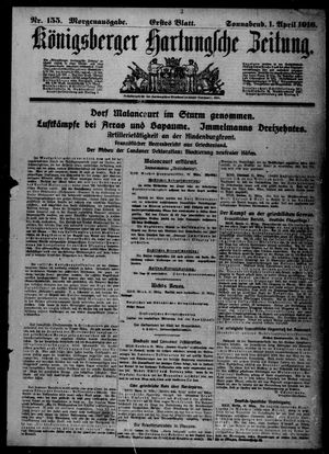 Königsberger Hartungsche Zeitung on Apr 1, 1916