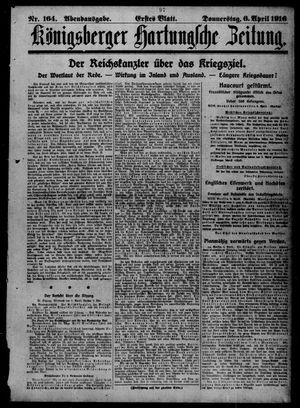 Königsberger Hartungsche Zeitung vom 06.04.1916