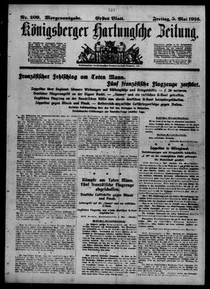 Königsberger Hartungsche Zeitung vom 05.05.1916