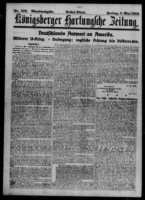 Königsberger Hartungsche Zeitung vom 05.05.1916
