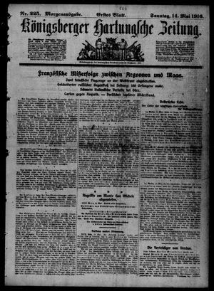 Königsberger Hartungsche Zeitung vom 14.05.1916