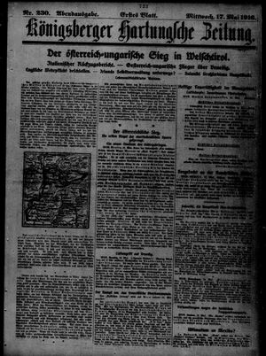 Königsberger Hartungsche Zeitung vom 17.05.1916