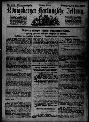 Königsberger Hartungsche Zeitung vom 24.05.1916