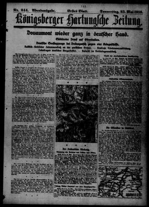 Königsberger Hartungsche Zeitung on May 25, 1916