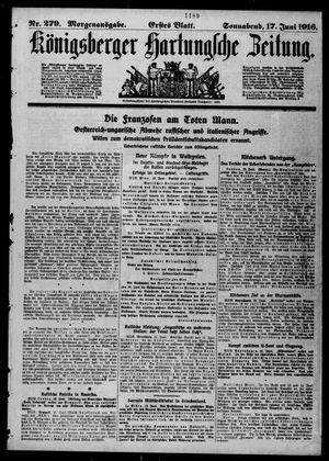 Königsberger Hartungsche Zeitung on Jun 17, 1916