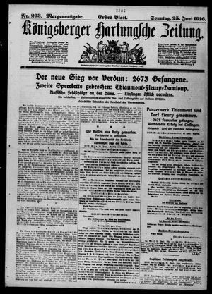 Königsberger Hartungsche Zeitung vom 25.06.1916